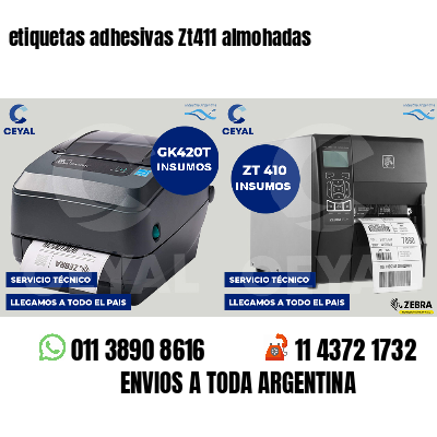 etiquetas adhesivas Zt411 almohadas