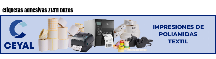 etiquetas adhesivas Zt411 buzos