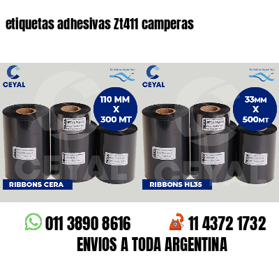 etiquetas adhesivas Zt411 camperas