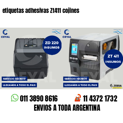 etiquetas adhesivas Zt411 cojines