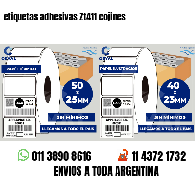 etiquetas adhesivas Zt411 cojines
