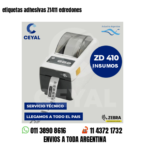 etiquetas adhesivas Zt411 edredones