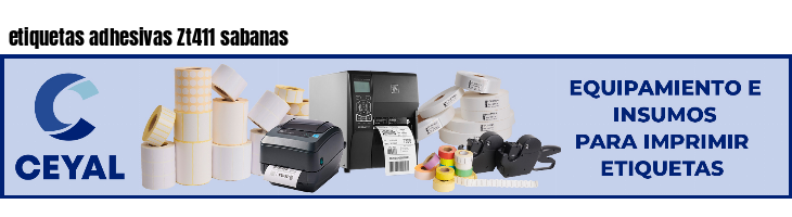 etiquetas adhesivas Zt411 sabanas