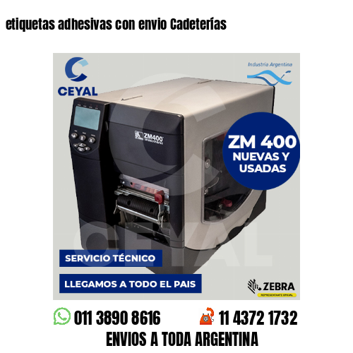 etiquetas adhesivas con envio Cadeterías