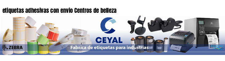 etiquetas adhesivas con envio Centros de belleza