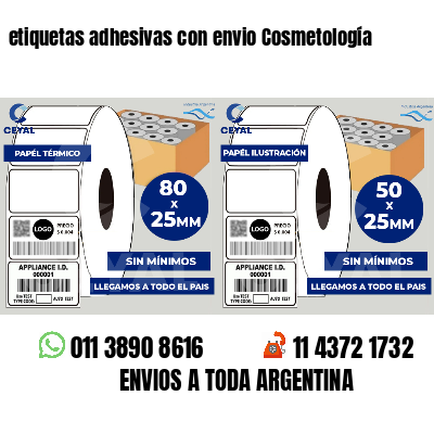 etiquetas adhesivas con envio Cosmetología