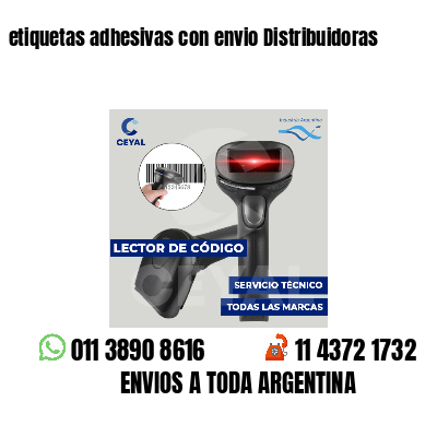 etiquetas adhesivas con envio Distribuidoras