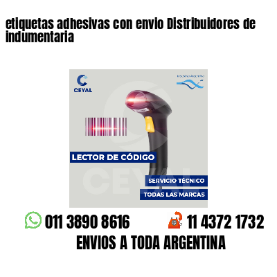 etiquetas adhesivas con envio Distribuidores de indumentaria