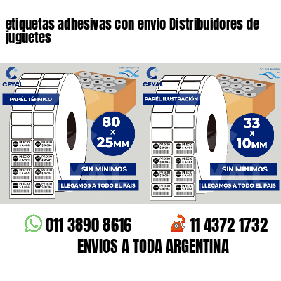 etiquetas adhesivas con envio Distribuidores de juguetes