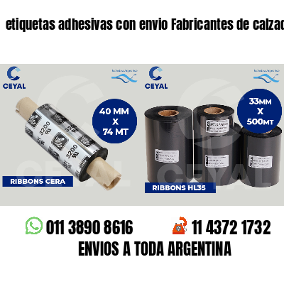 etiquetas adhesivas con envio Fabricantes de calzado