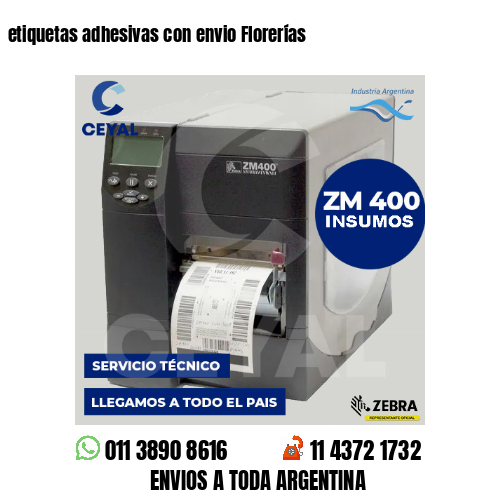 etiquetas adhesivas con envio Florerías