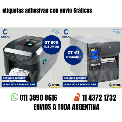 etiquetas adhesivas con envio Gráficas