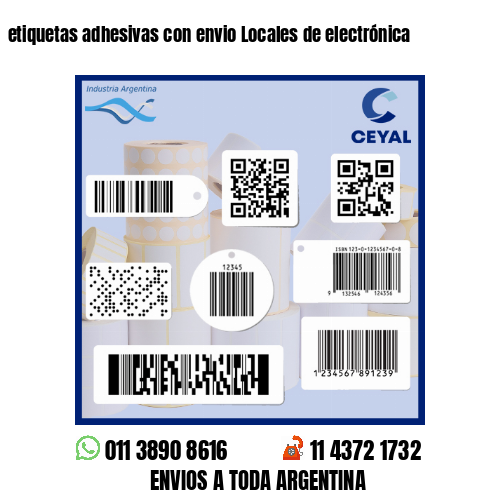 etiquetas adhesivas con envio Locales de electrónica