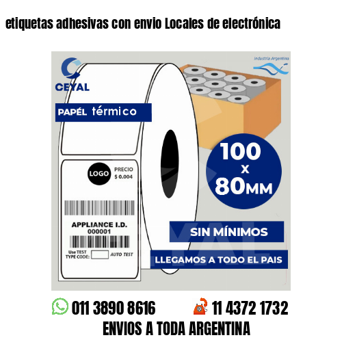 etiquetas adhesivas con envio Locales de electrónica