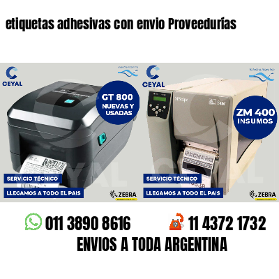 etiquetas adhesivas con envio Proveedurías