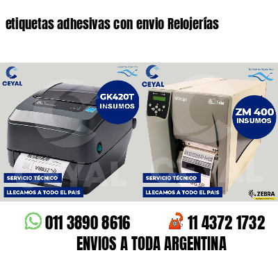 etiquetas adhesivas con envio Relojerías