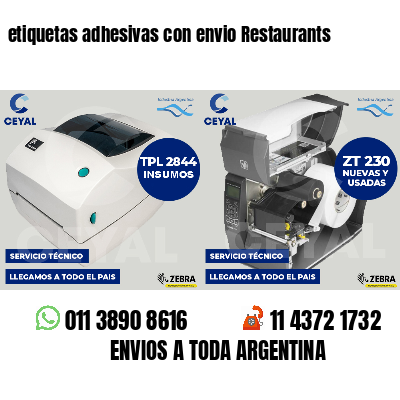 etiquetas adhesivas con envio Restaurants