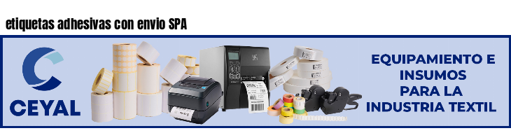 etiquetas adhesivas con envio SPA