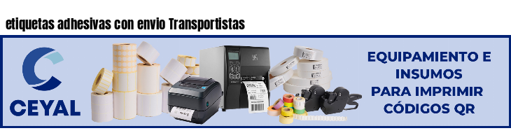 etiquetas adhesivas con envio Transportistas