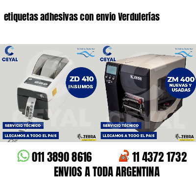 etiquetas adhesivas con envio Verdulerías