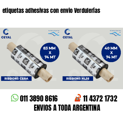 etiquetas adhesivas con envio Verdulerías