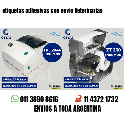 etiquetas adhesivas con envio Veterinarias