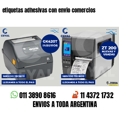etiquetas adhesivas con envio comercios
