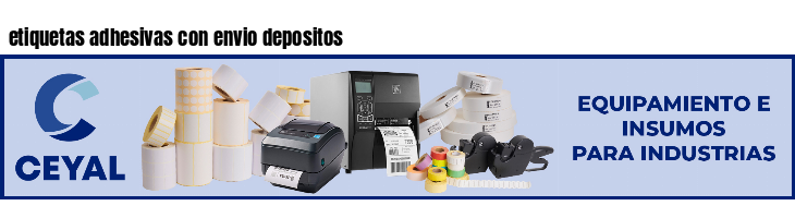 etiquetas adhesivas con envio depositos