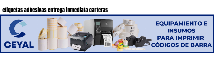 etiquetas adhesivas entrega inmediata carteras