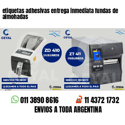 etiquetas adhesivas entrega inmediata fundas de almohadas