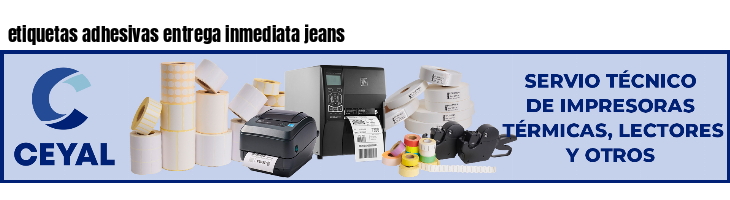 etiquetas adhesivas entrega inmediata jeans