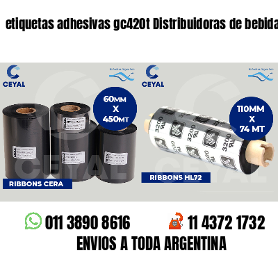 etiquetas adhesivas gc420t Distribuidoras de bebidas