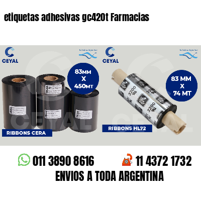 etiquetas adhesivas gc420t Farmacias