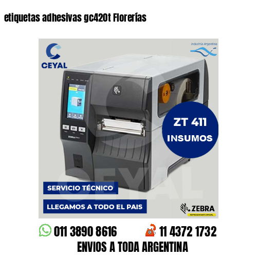 etiquetas adhesivas gc420t Florerías