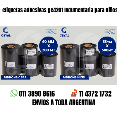 etiquetas adhesivas gc420t Indumentaria para niños
