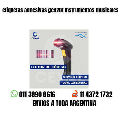 etiquetas adhesivas gc420t Instrumentos musicales