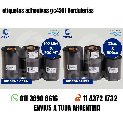 etiquetas adhesivas gc420t Verdulerías