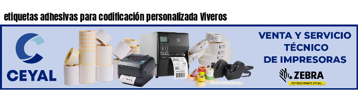 etiquetas adhesivas para codificación personalizada Viveros