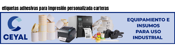 etiquetas adhesivas para impresión personalizada carteras