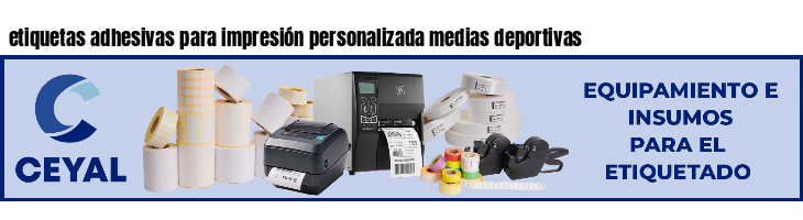 etiquetas adhesivas para impresión personalizada medias deportivas