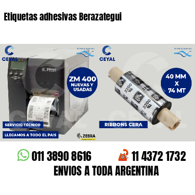 Etiquetas adhesivas Berazategui