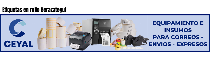 Etiquetas en rollo Berazategui