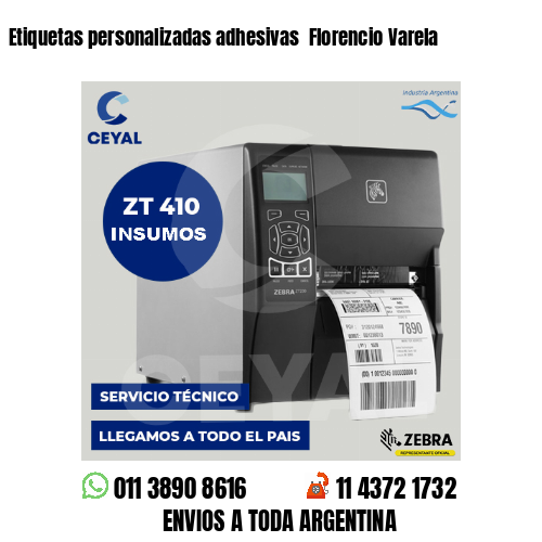 Etiquetas personalizadas adhesivas  Florencio Varela