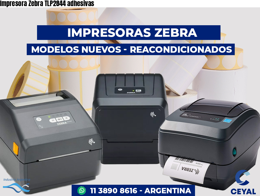 Impresora Zebra TLP2844 adhesivas