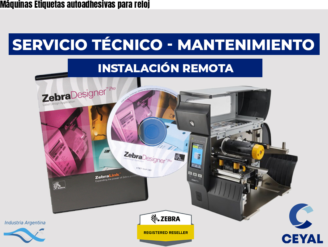 Máquinas Etiquetas autoadhesivas para reloj