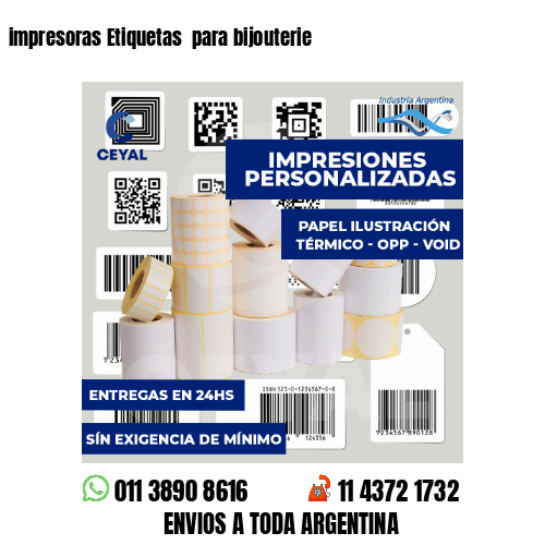 impresoras Etiquetas  para bijouterie