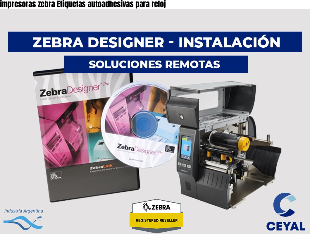 impresoras zebra Etiquetas autoadhesivas para reloj