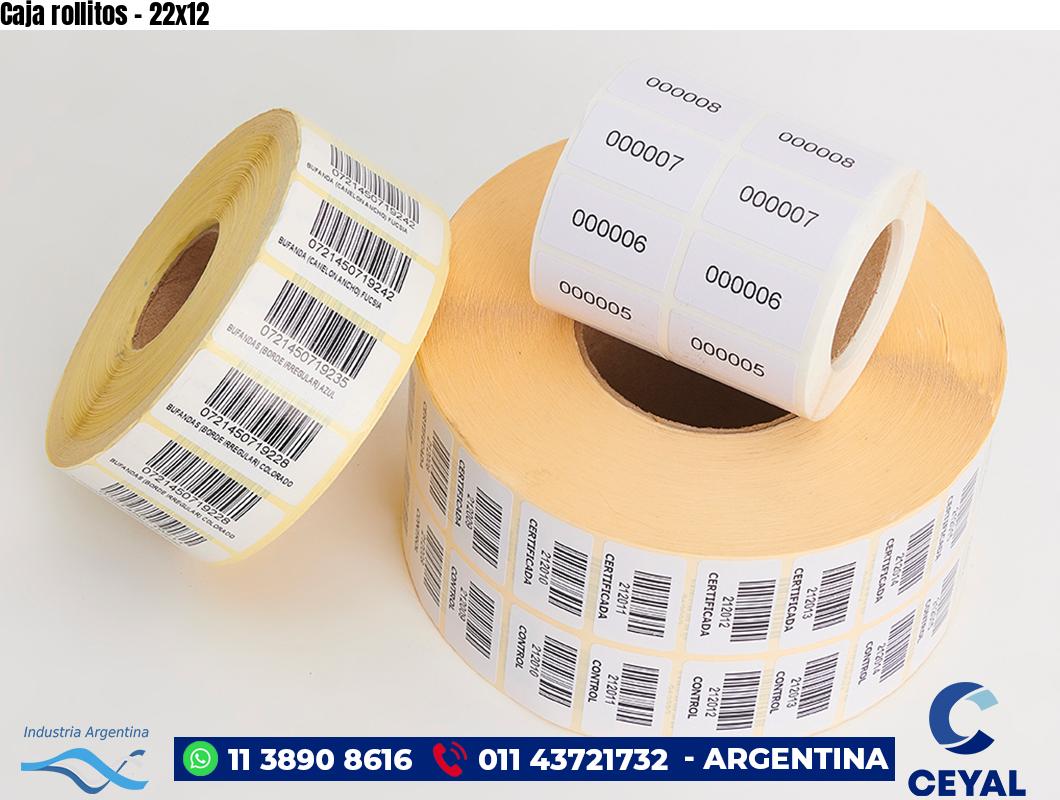 Caja rollitos - 22x12