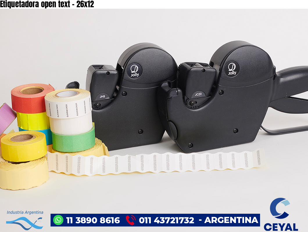Etiquetadora open text – 26×12