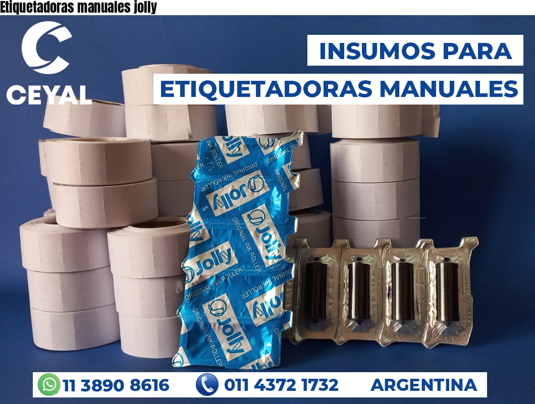 Etiquetadoras manuales jolly